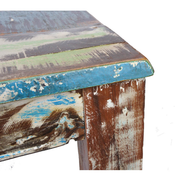 World Menagerie Sanjay Old Painted Teak Coffee Table Wayfair.co.uk